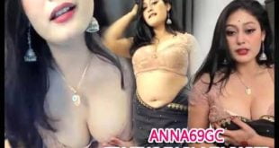 Anna69gc Teasing in Black Saree 2022 Watch Online
