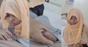 Hijabi Wife Giving – Blowjob To Lover , And Talking