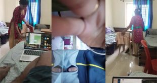 Infront Of Maid And – Showing His Dick