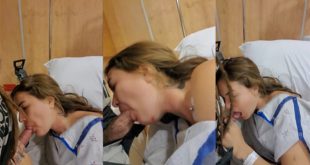 Doctor Affair Patient Blowjob in Hospital Bed