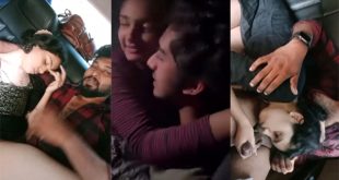 Beautiful College Blowjob And Fucking Inside car