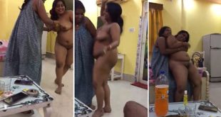 Drinking Nude wife Dancing in Front of Sasur