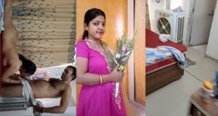 Real Indian cuckold wife Fucked infront of husband