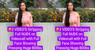 Horny Big Boobie Desi Girl 13Min Stripping – Full Nude on Videocall with Full Face