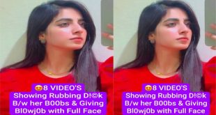 Famous Paki Tiktoker Latest Most Exclusive – Giving Bl0wjob with Full Face