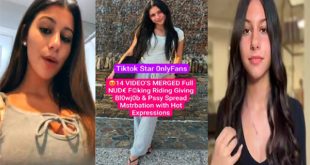 Cute Tiktok Star 0nlyFans Debut Fucking Riding – Giving Amazing Blowjob – with Hot Expressions