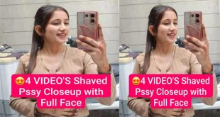Beautiful Punjabi GF – Latest Most Exclusive Viral Stuff – Shaved Pssy Closeup with Full Face