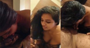 Horny Girl Giving Blowjob & her Boyfriend Insert