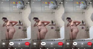 Tamil Young Girl Nude – Bathing Show on Videocall