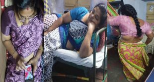 Hot Tamil Mom Dress Change Capture By Son