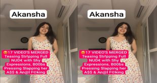 Desi NRI Girl Viral Teasing Stripping – Full Nude with Boobs Pressing – Slapping her Ass & Anal Fucking