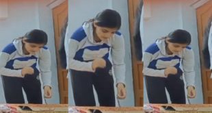 Cute College Girl Recorded By Brother