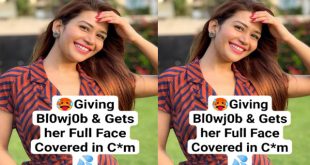 Cute Insta Queen Viral Video – Giving Blowjob and Getting – Her Face in Cam