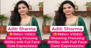 Aditi Sharma Model Latest Premium Live – Showing Pressing Boobs