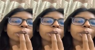 Nasty Girl Licking Finger – After Fingering Asshole