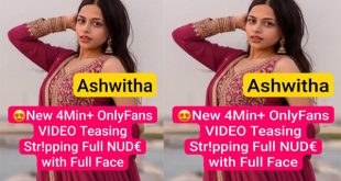 Ashwitha Super Seductive – Teasing Boobs Pressing – Stripping Full Nude