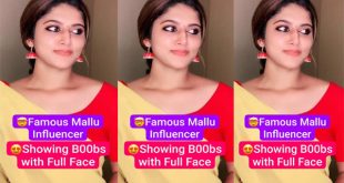 Famous Mallu Influencer Most Demanded – Premium Trending Showing – Boobs with Full Face
