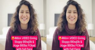 HR Manager Giving Sloppy Blowjob to Fresher – Huge Boobs Fucked with Full Face