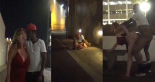 Blonde Milf Fucked in Public by Rizz – after Meeting Her at the Club