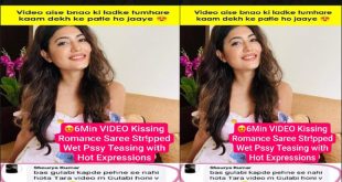 Actress Latest Trending Most Exclusive – Debut K!ssing Romance Saree – Stripped Wet Pssy Teasing