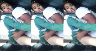 School Babe Inside Car Fucking With Lover