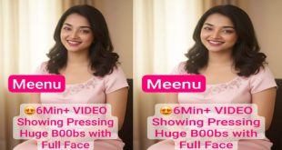 Meenu Model Latest Most Exclusive – Premium Live Teasing – Showing Pressing Huge Boobs