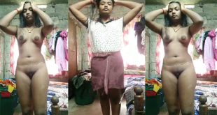 Slim Young Village Girl Clean Body Show