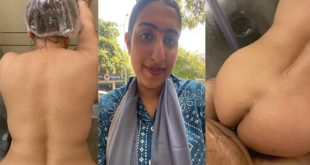 Big Boobs Lady Wife Bathing – Getting Fucked From Behind