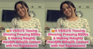 Desi GF Teasing Showing Pressing Boobs & Making Naughty – Handjob