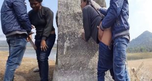 Indian Lovers Outdoor Fucking In Doggy Style